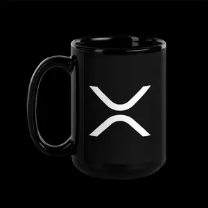 XRP Coffee Cup - Custom Designed Logo for Cryptocurrency Enthusiasts - Beverage