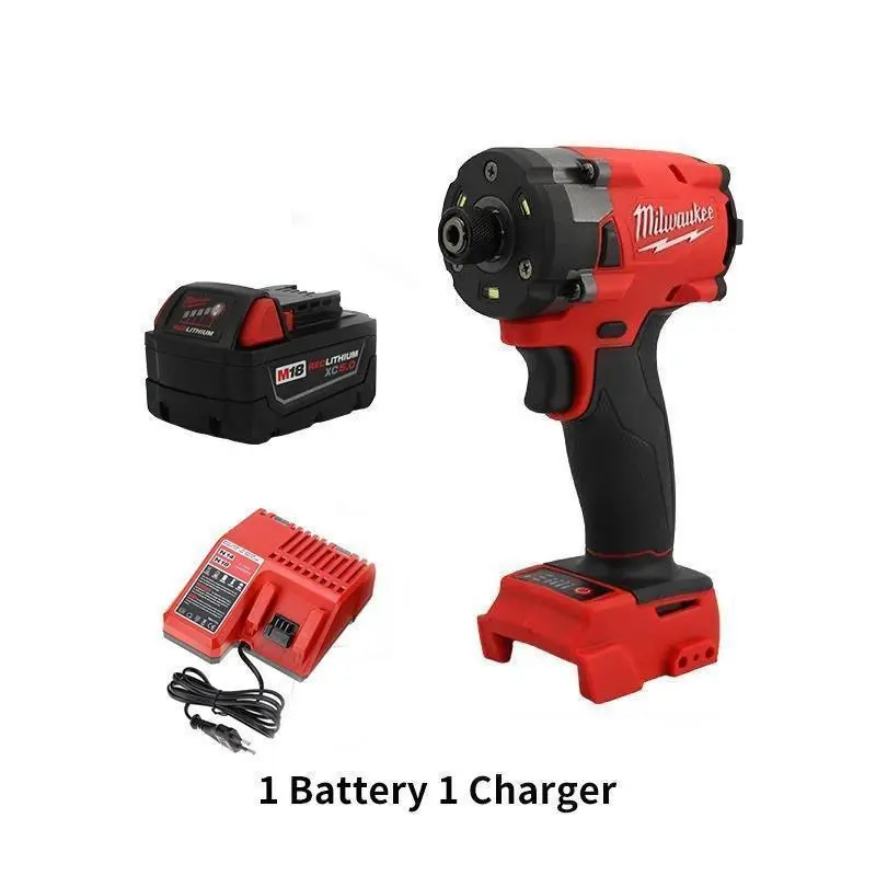 Milwaukee Cordless Impact Drill Brushless 18V Lithium High Torque Compact Electric Screwdriver