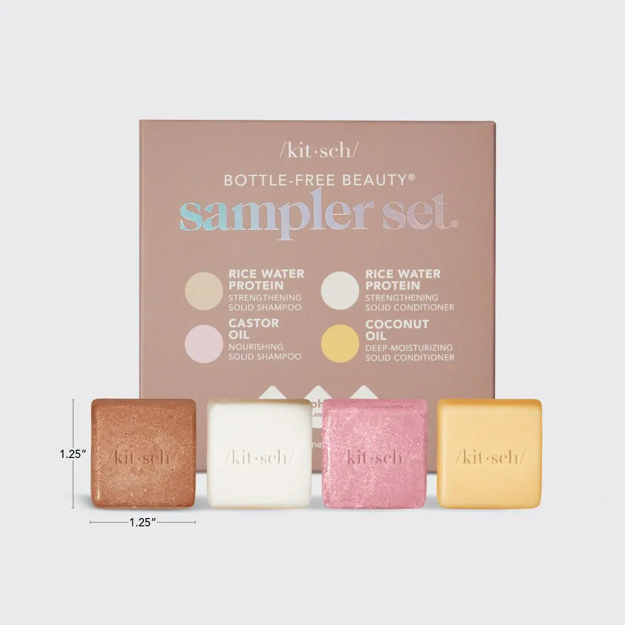 Kitsch Shampoo + Conditioner 4pc Sampler Set Kitsch Shampoo + Conditioner 4pc Sampler Set