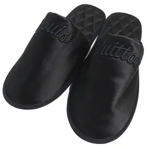 Pre-owned Louis Vuitton Others Small Leather Goods LV Sweet Line Satin Slippers