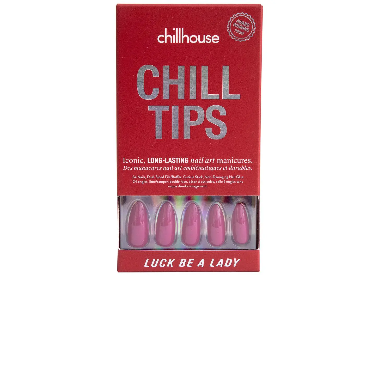 Chillhouse Luck Be A Lady Elongated Almond Chill Tips Press-on Nails