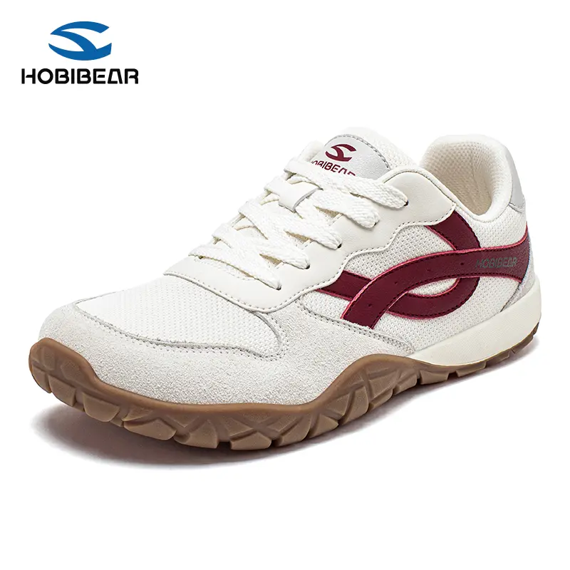HOBIBEAR Barefoot Sneakers - Men's & Women's Sneakers, 0-Drop Wide-Width Everyday Shoes, Rubber-Sole Athletic Casual Trainers for Walking, Shoes For Women, Barefoot Shoes Women