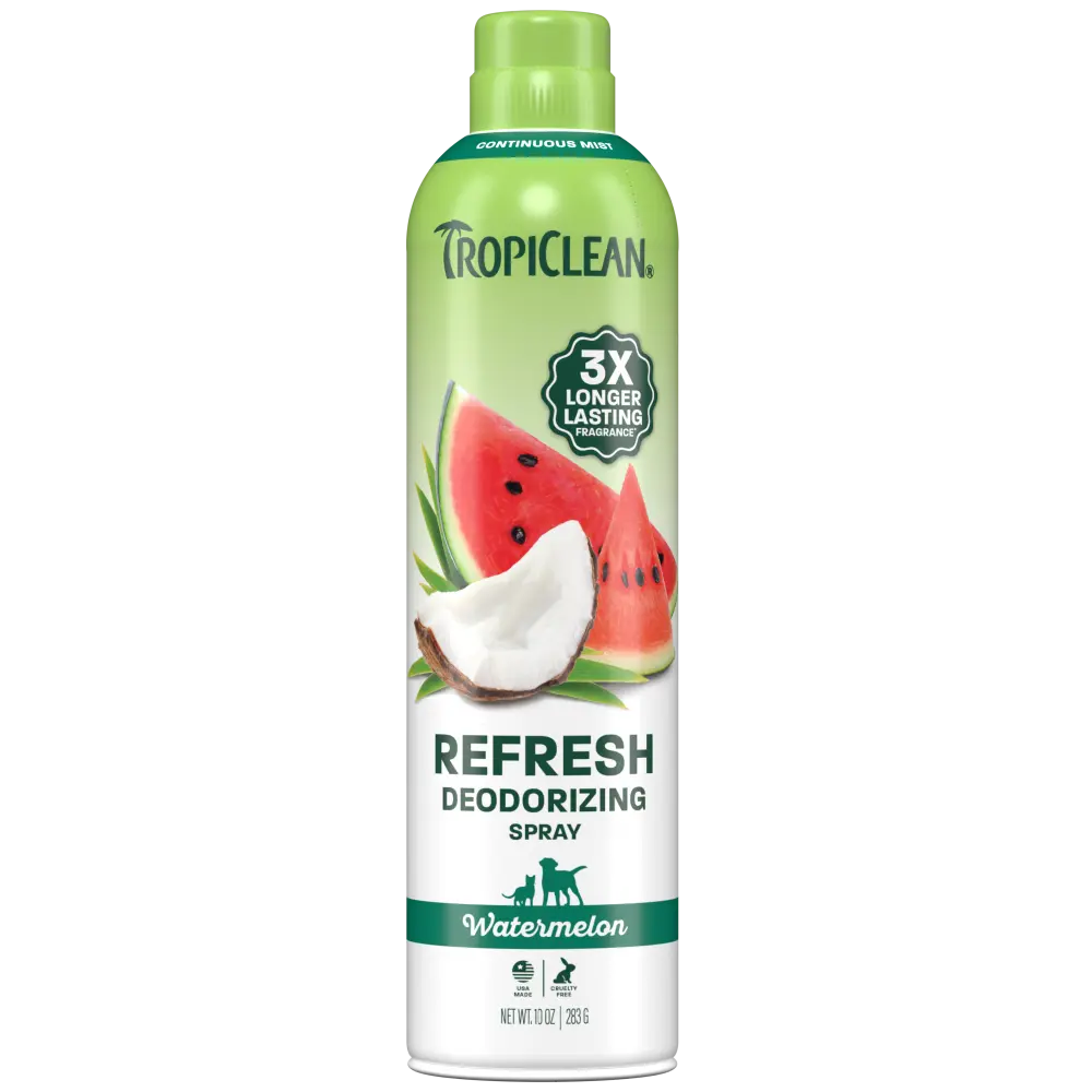 TropiClean Watermelon Deodorizing Pet Spray, 10oz
