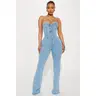 Play It Your Way Denim Jumpsuit - Light Wash
