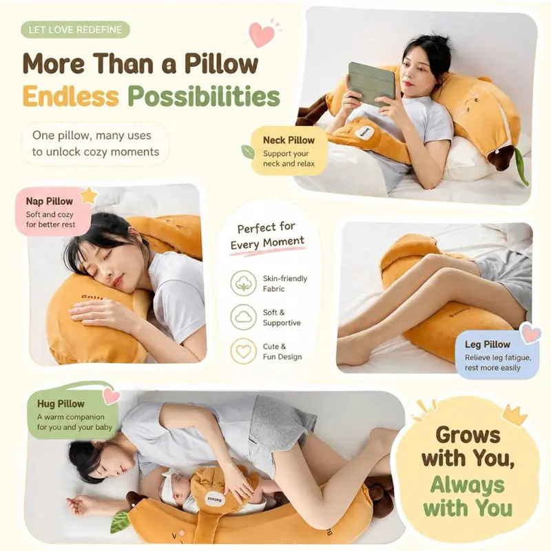 Soothing Patting Pillow: Gentle Back Patting for Adult Sleep and Relaxation