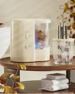 Compact Mini Washer – Fully Automatic Washing and Drying for Underwear and Makeup Brushes. Mesh Laundry Hamper with Handle