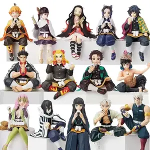 Anime Action Figures Tanjirou Tomioka GiyuuZenitsu Kochou Nezuko Anime Figure Collect Kid Doll Toys for Children