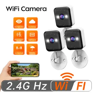 【JOOAN MINI 1080P FHD WiFi Security Camera】Waterproof For Indoor And Outdoor Use, Bluetooth/2.4G WiFi Dual Connectivity, Usable Without Network, Color Night Vision With Spotlight, Two-Way Intercom, Motion Detection, Quick Setup, One-Year Warranty