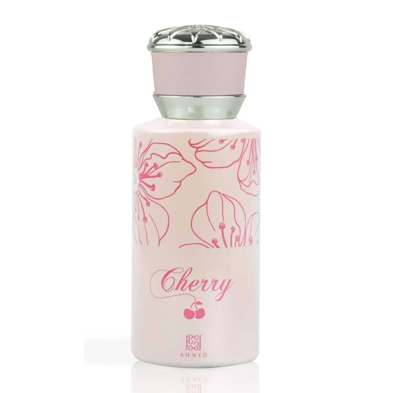 AHMED Cherry 50mL Fragrance for Women, Youthful and sensual fragrance with Citrus, Cherry Flower Accords, Jasmine, Vetiver and a Sandalwood/White Musk Base