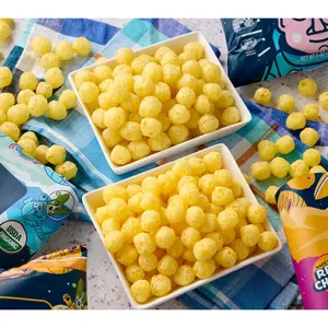 Lesser Evil (6) Bags Space Balls Organic Corn Puffs