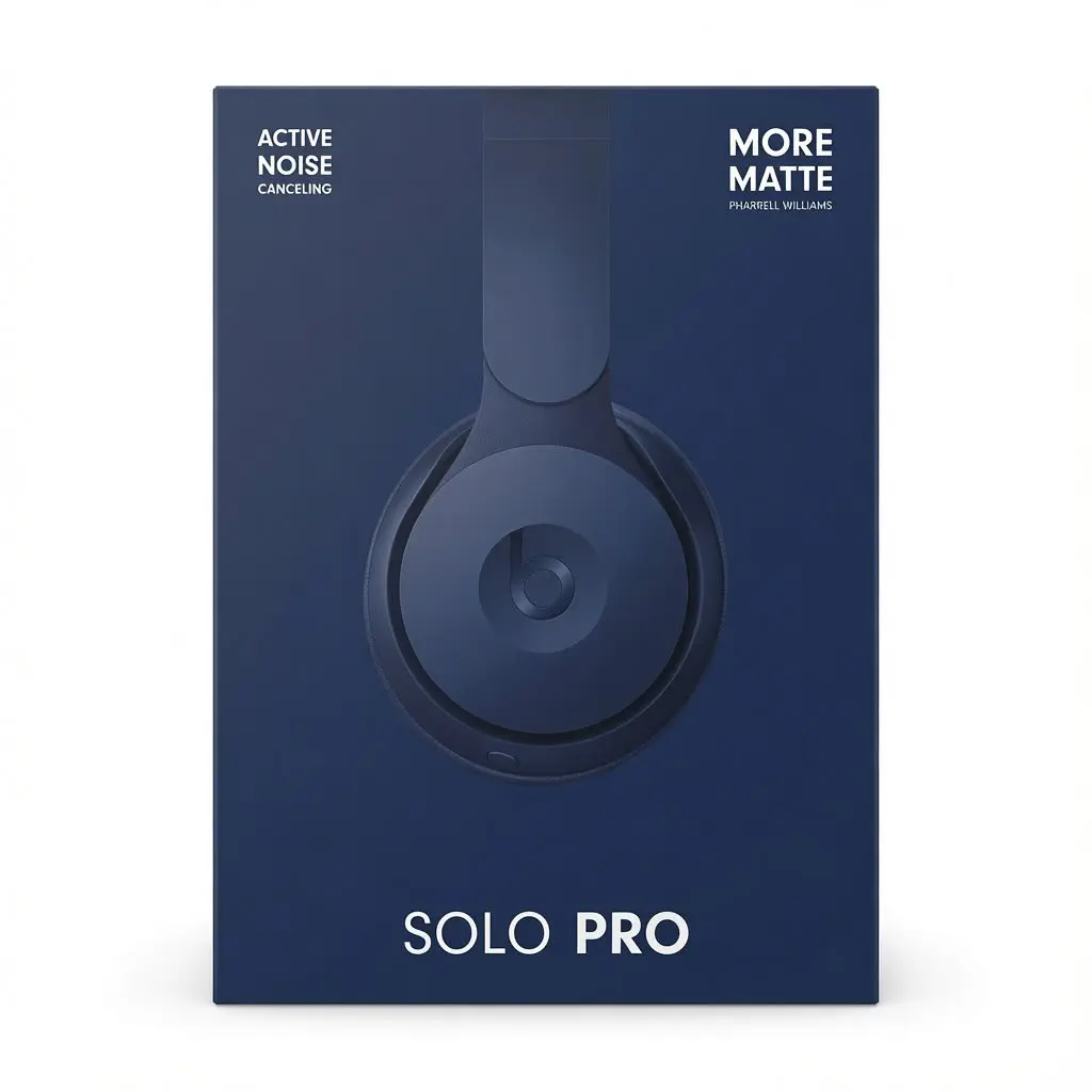 Beats Solo Pro Wireless Noise Cancelling On-Ear Headphones - Dark Blue