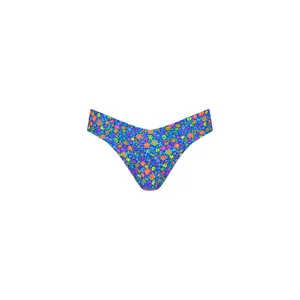 Cheeky V Bikini Bottom - Electric Bloom