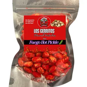 Los Cerritos Fuego Spicy Pickle Flavored Pistachios 6oz