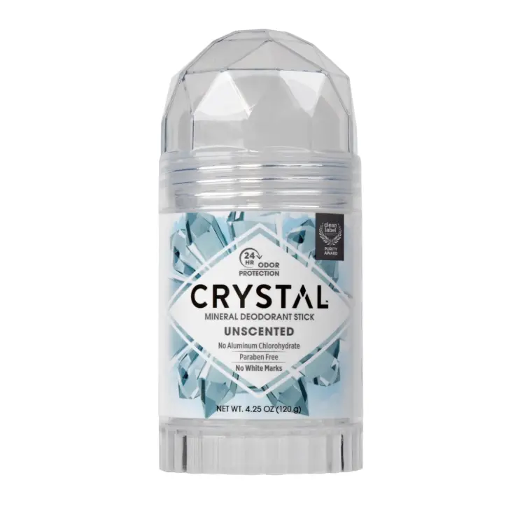 CRYSTAL Deodorant Stick (30003), Unscented, 4.25 Ounce