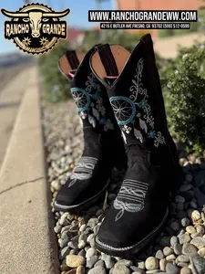 Cowgirl Boots Dream Catcher Square Toe  MOD-435 Ladies / Women / Mujer  / Dama Premium & Soft Leather
