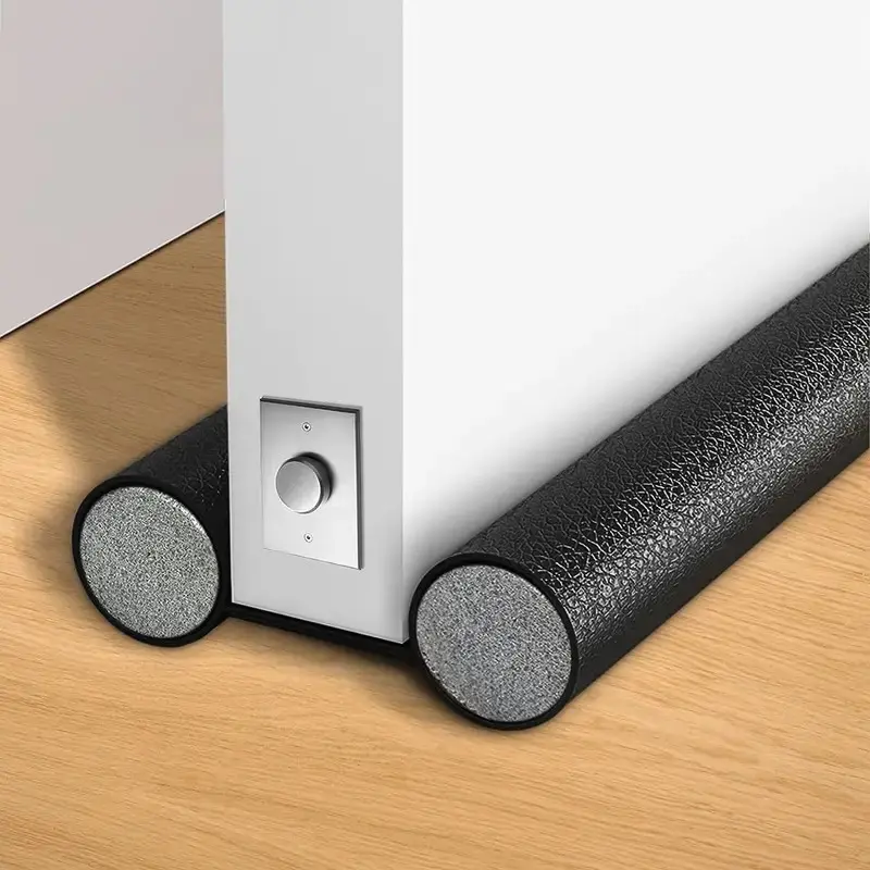 Adjustable Door Draft Stopper - Ultimate Sound Reducer & Insulated Bottom Seal - Easy Installation