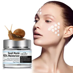 Snail Mucin 92% Moisturizer Daily Face Gel Cream, Crema de Baba de Caracol Original, Snail Secretion Filtrate Nourishing Cream, Moisturizer Face Cream Snail Mucin