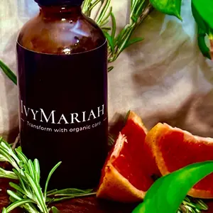 IvyMariah Hair Growth Elixir All Natural Organic Ayurvedic Hair Growth Oil - Transform with Organic Care in Dark Jar Haircare Comfort
