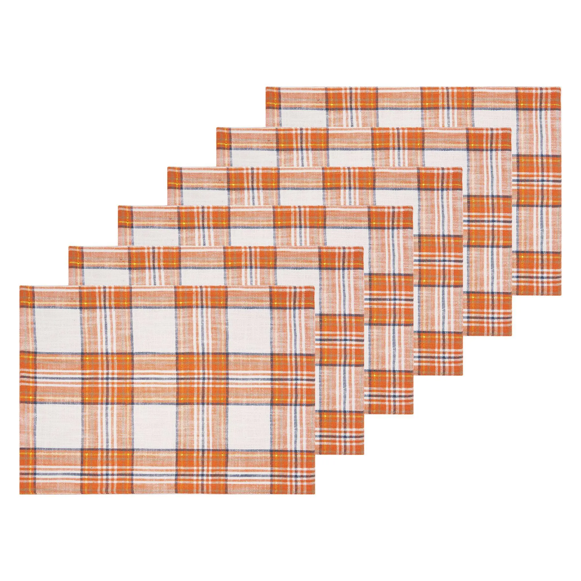 Gibson Plaid Placemat Set of 6 by Valerie