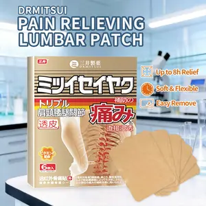 DRMITSUI Pain Relief Patch for Back, Neck, Shoulder and Knee Discomfort, Up to 8 Hour Comfort, Flexible Patch for Muscle and Joint Soreness