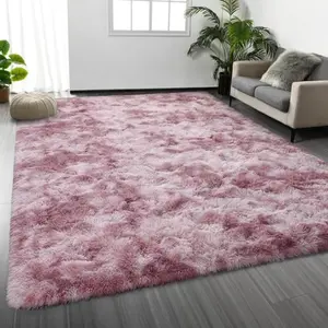 Ultra Soft Solid Color Plush Area Rug, Long Pile Carpet for Living Room, Bedroom, and Window Sill, Cozy Floor Mat for Home Decor