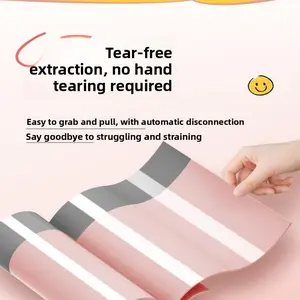 Disposable Drawstring Trash Bag, 100pcs/roll Durable Garbage Bag, Portable Thick, Easy to Grab and Pull, No Hand Tearing, No Straining Garbage Bag for Kitchen, Bathroom, Bedroom and Living Room