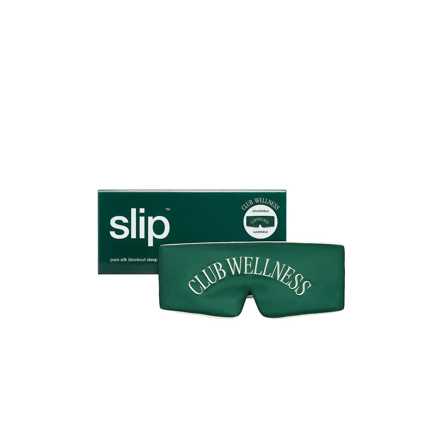 slip Club Wellness Pure Silk Comfort Sleep Mask in Club Wellness