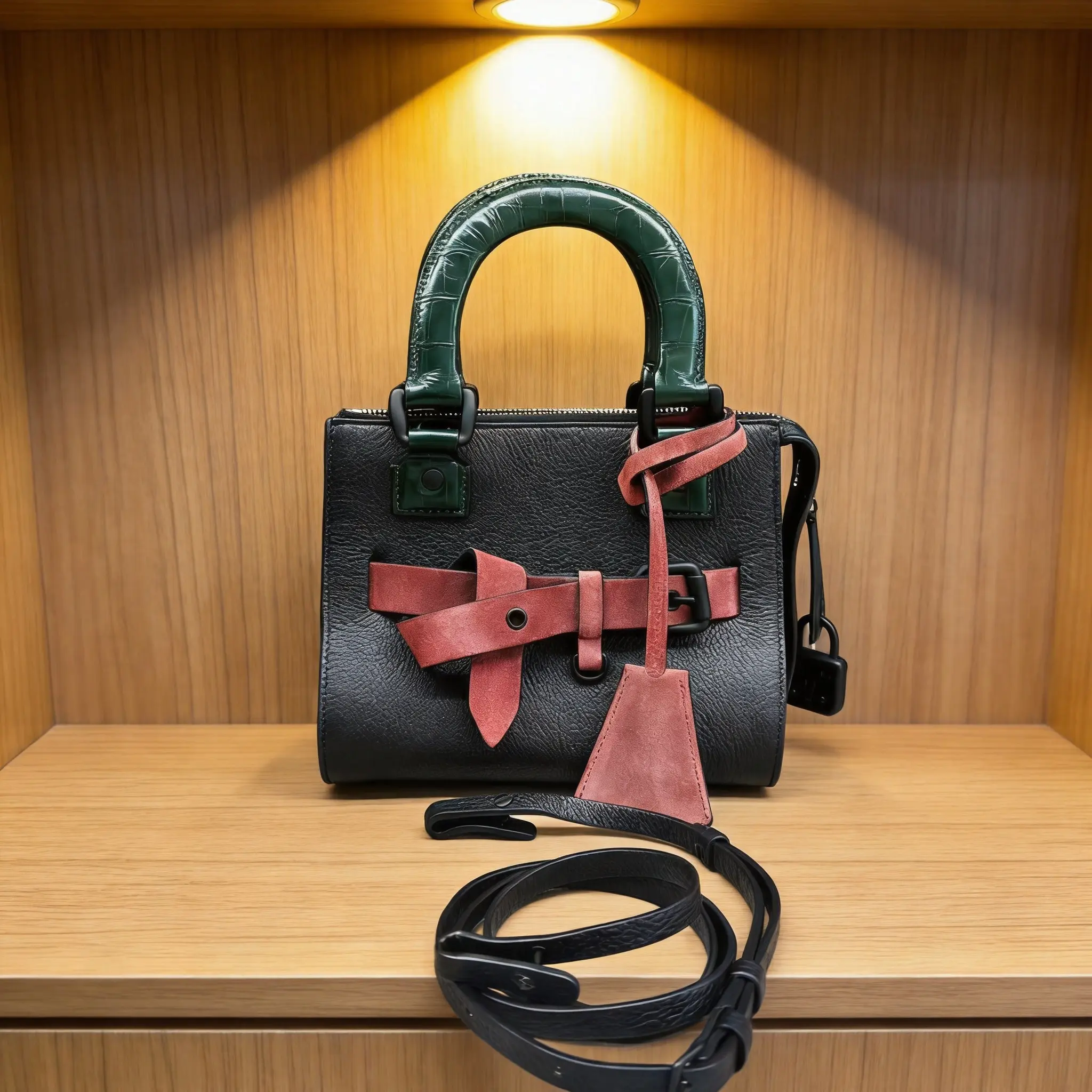 Pre-owned MARNI Leather Shoulder Bag D0528162118
