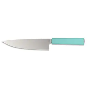 Butterfork Purest 8” Chef's Knife, AR-RPM9 Stainless Steel, Replaceable ABS Handle, Turquoise Green