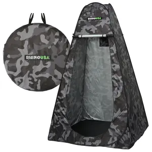 Rhino USA Portable Popup Privacy Changing Tent Ultimate Outdoor Camping Shower, Camp Toilet, Rain Shelter for Beach and Camping Lightweight and Sturdy