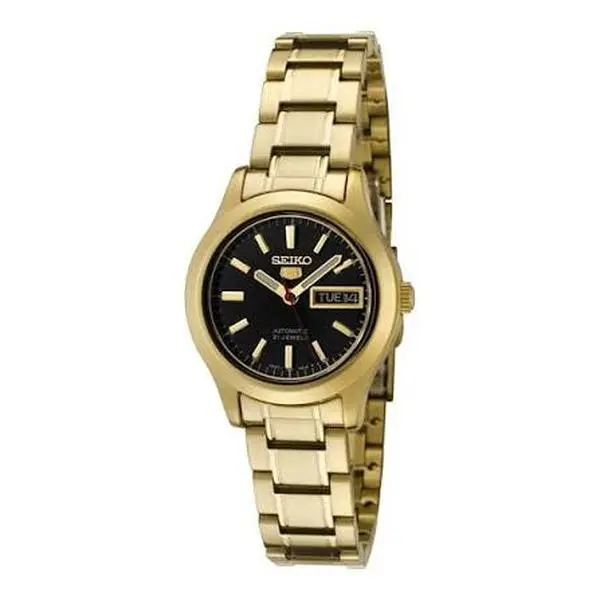 Seiko Series 5 Automatic Gold-Tone Ladies Watch SYMD96K1