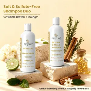 Strength and Growth Duo Shampoos 2 pieces 500 ml Made in Mexico Hair Growth Repair Damaged Hair Cleansing Haircare Daily Frizz Gentle (BCR SHAMPOO + BERGAMONT SHAMPOO)