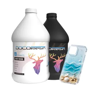 DOCOResin Trusted Standard Epoxy Resin Kit with Batch to Batch Consistency - MSDS Certified Resin Epoxy, Non Toxic Formula - Crystal Clear Epoxy Resin for Art & Creative Projects - 1 Gallon