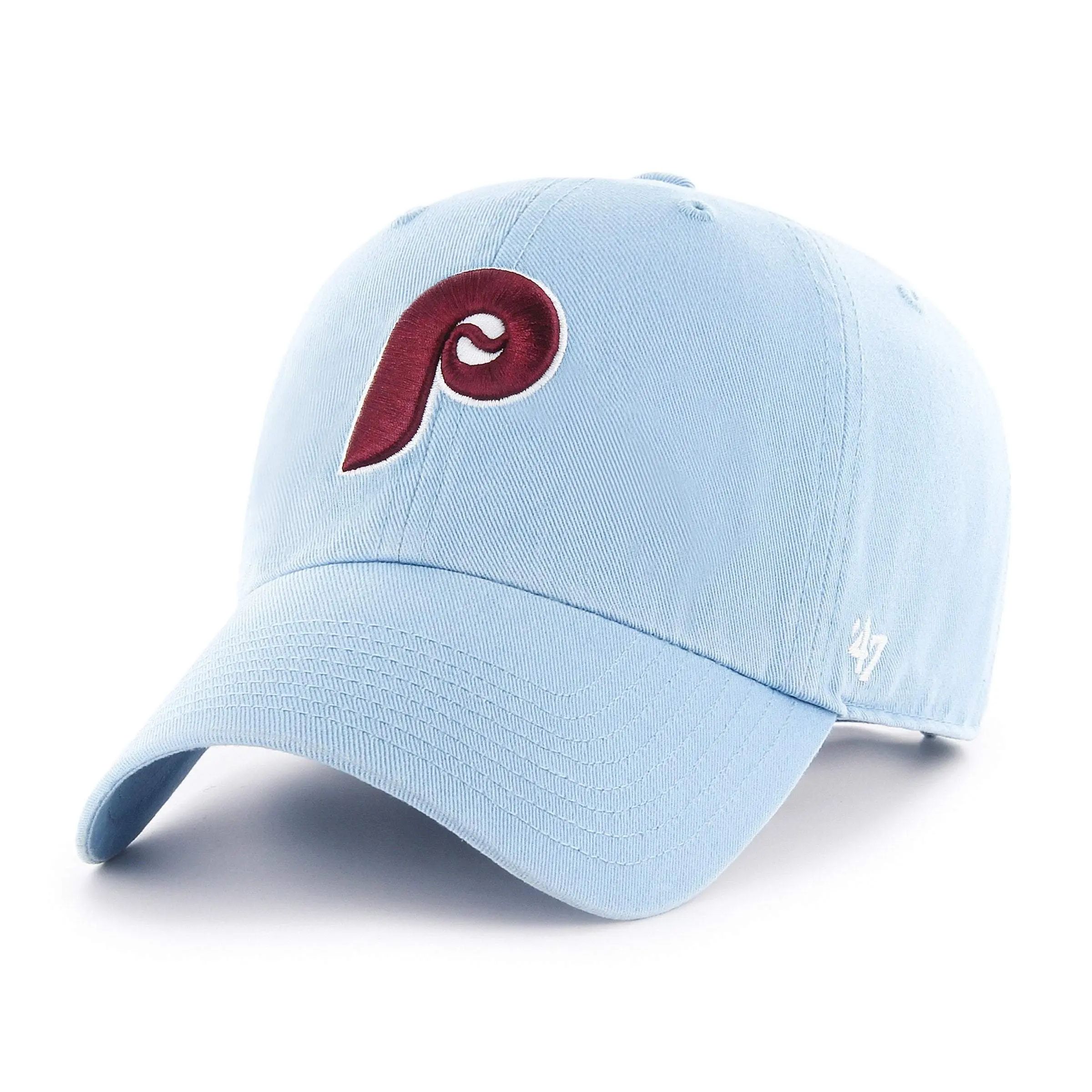 47 Brand Clean Up Philadelphia Phillies in Columbia Blue | Adjustable Cap