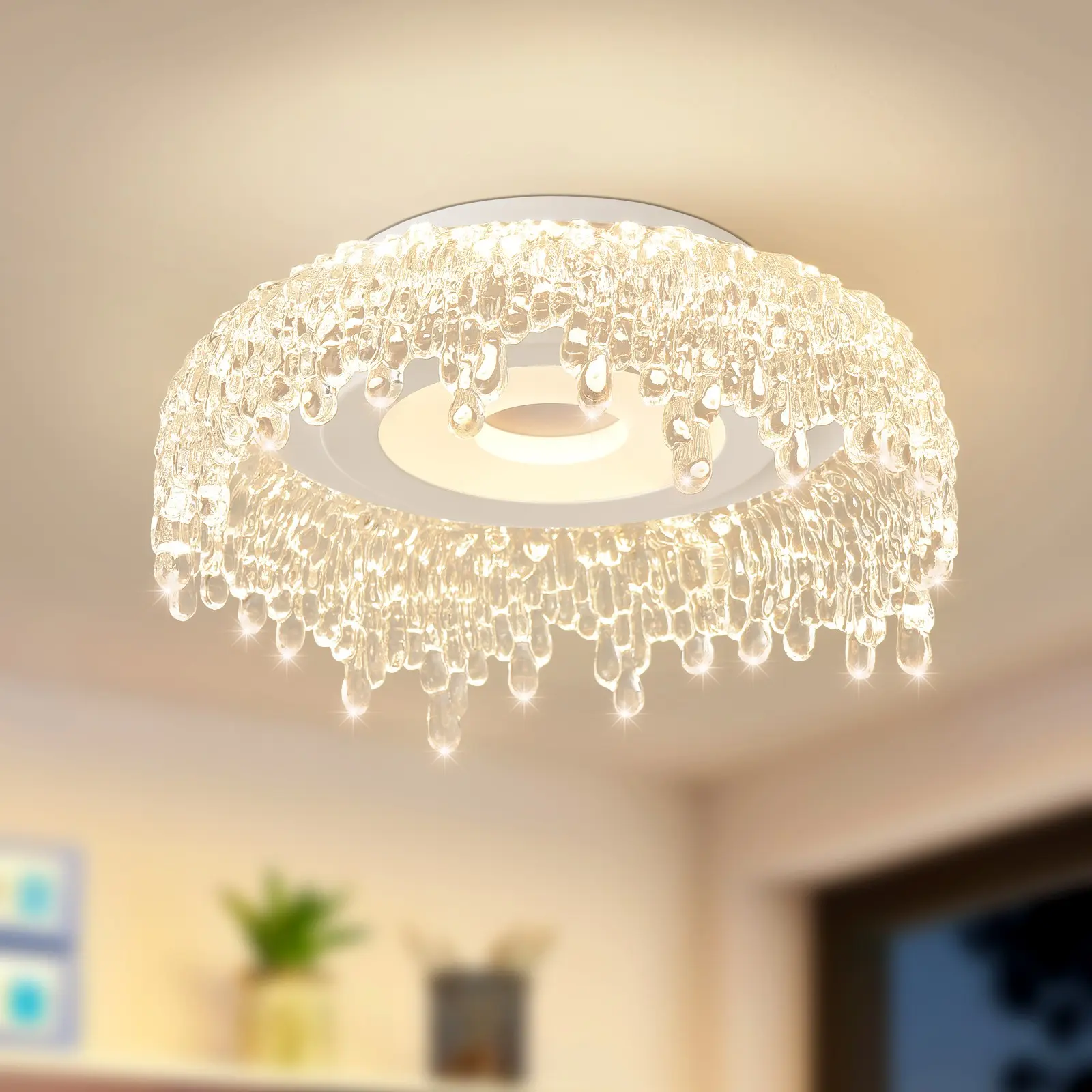 Acrylic Hallway Light, Modern Corridor Lamp, Simple Design Balcony Light, Hat Rack Staircase Entrance Vestibule Ceiling Mounted Light, Indoor Decorative Light, Home Decoration Lamp