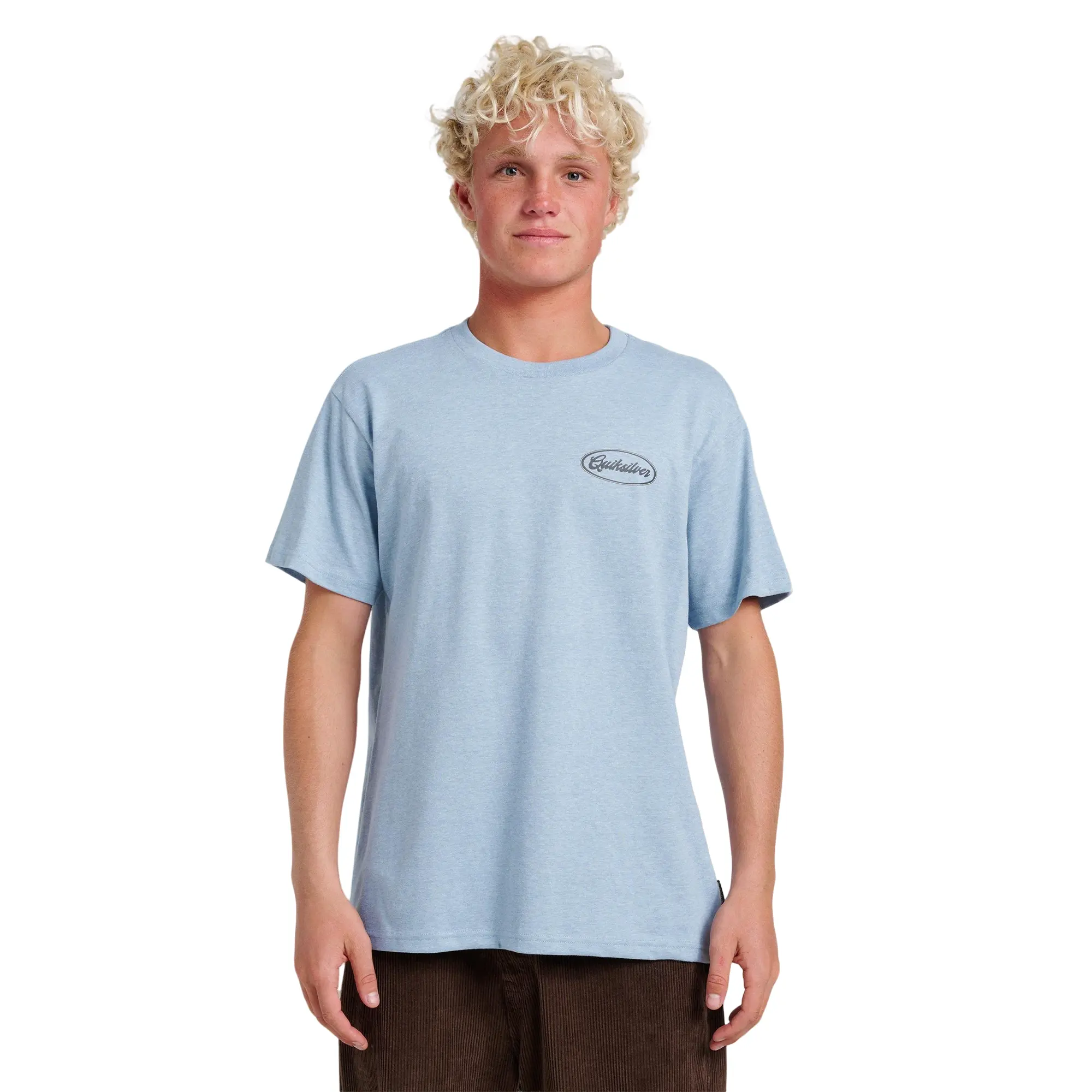 Quiksilver | Mechanics Script Classic T-Shirt | Graphic Print Soft Hand Feel | Everyday Wear & Casual Streetwear
