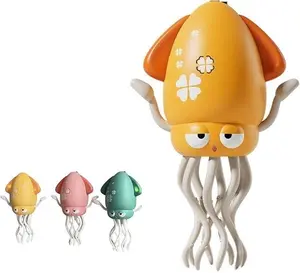Electric Crawling Octopus Toy with LED Lights & Music Crazy 8-Leg Action Octopus with Smart Obstacle Avoidance for Interactive Fun Gifts Dancing Octopus