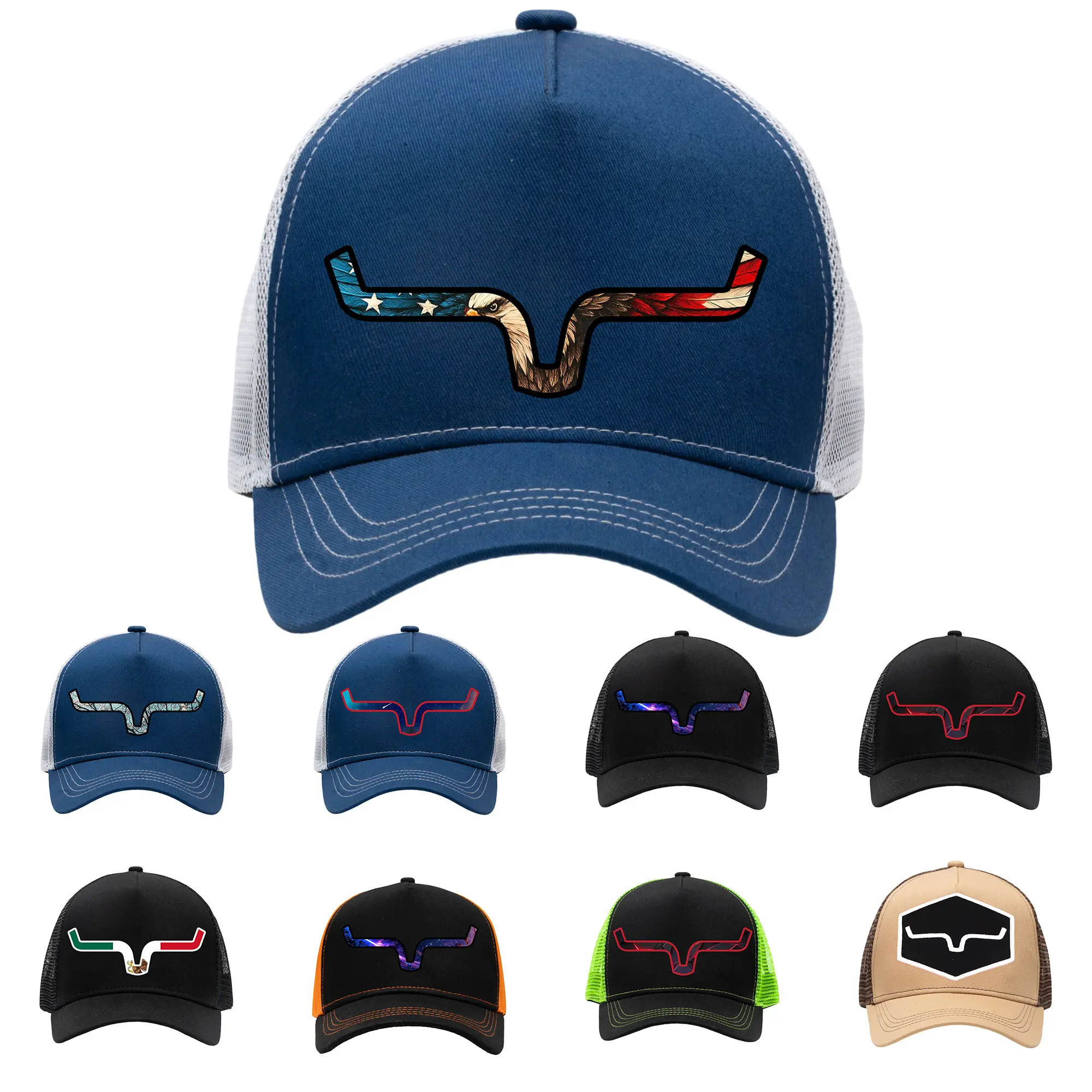 Kimes Ranch Trucker Hat for Men & Women, Adjustable Mesh Baseball Cap, Vintage Low Profile Golf Dad Hat, Classic Breathable Outdoor Cap for Ranch Work, Farm, Travel, Hiking, Summer Sports, mens hat, womens hat, trucker hats, ranch work hats