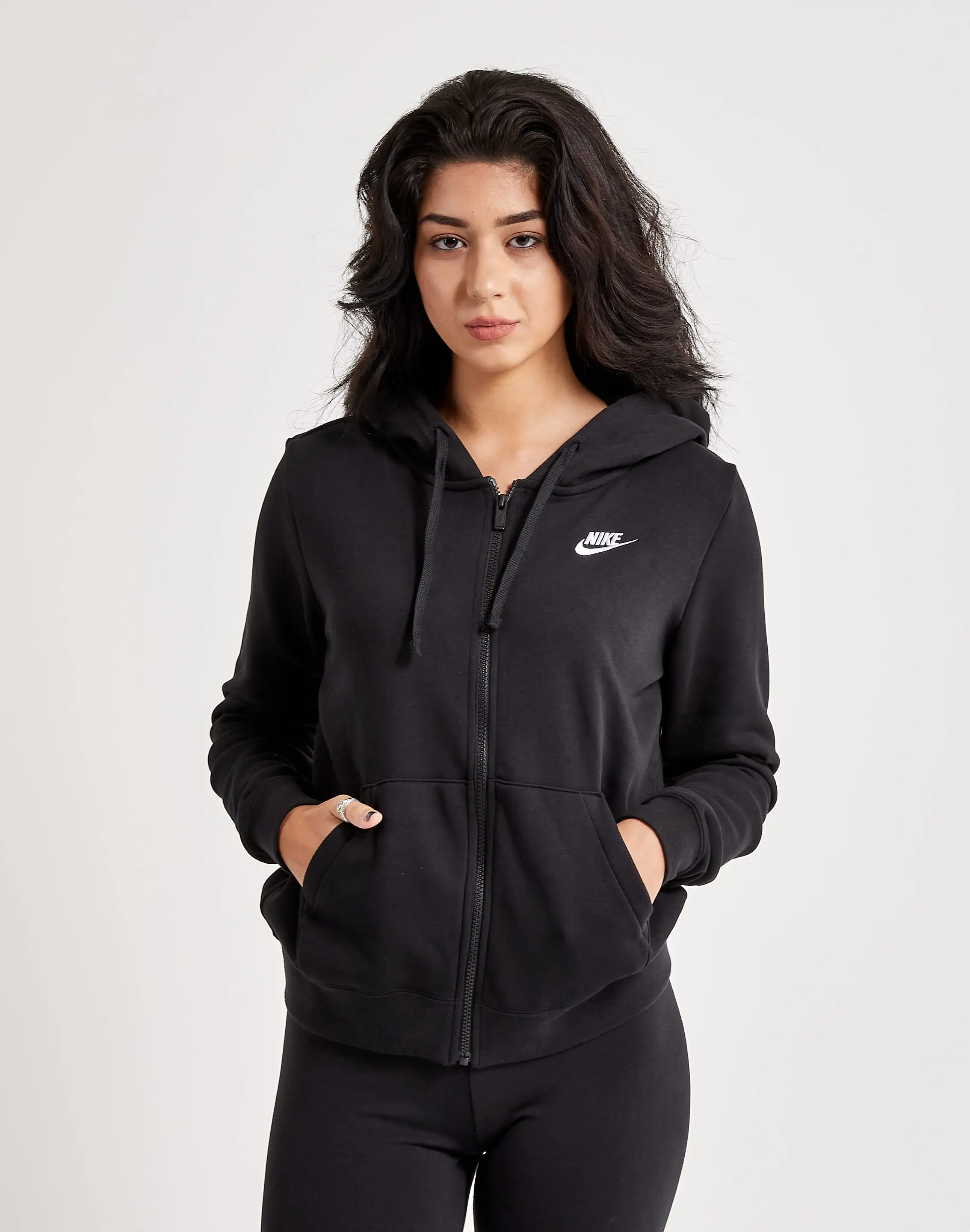 Womens Nike Club Fleece Full-Zip Hoodie