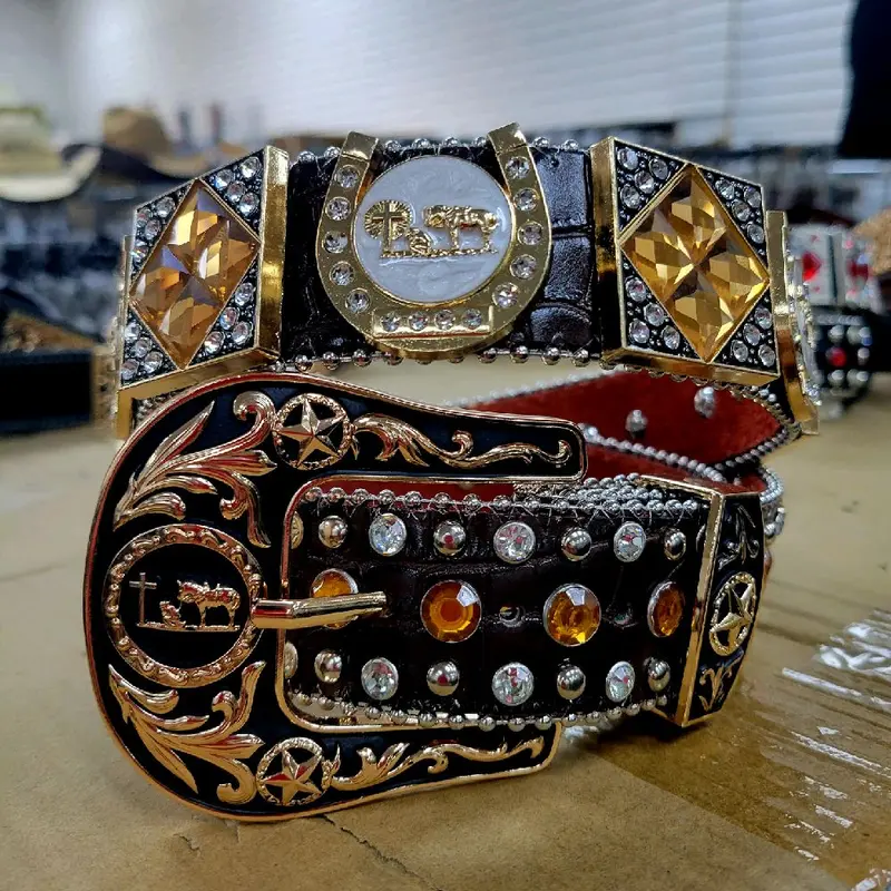 rhinestone true religion belt - TikTok Shop display picture 1
