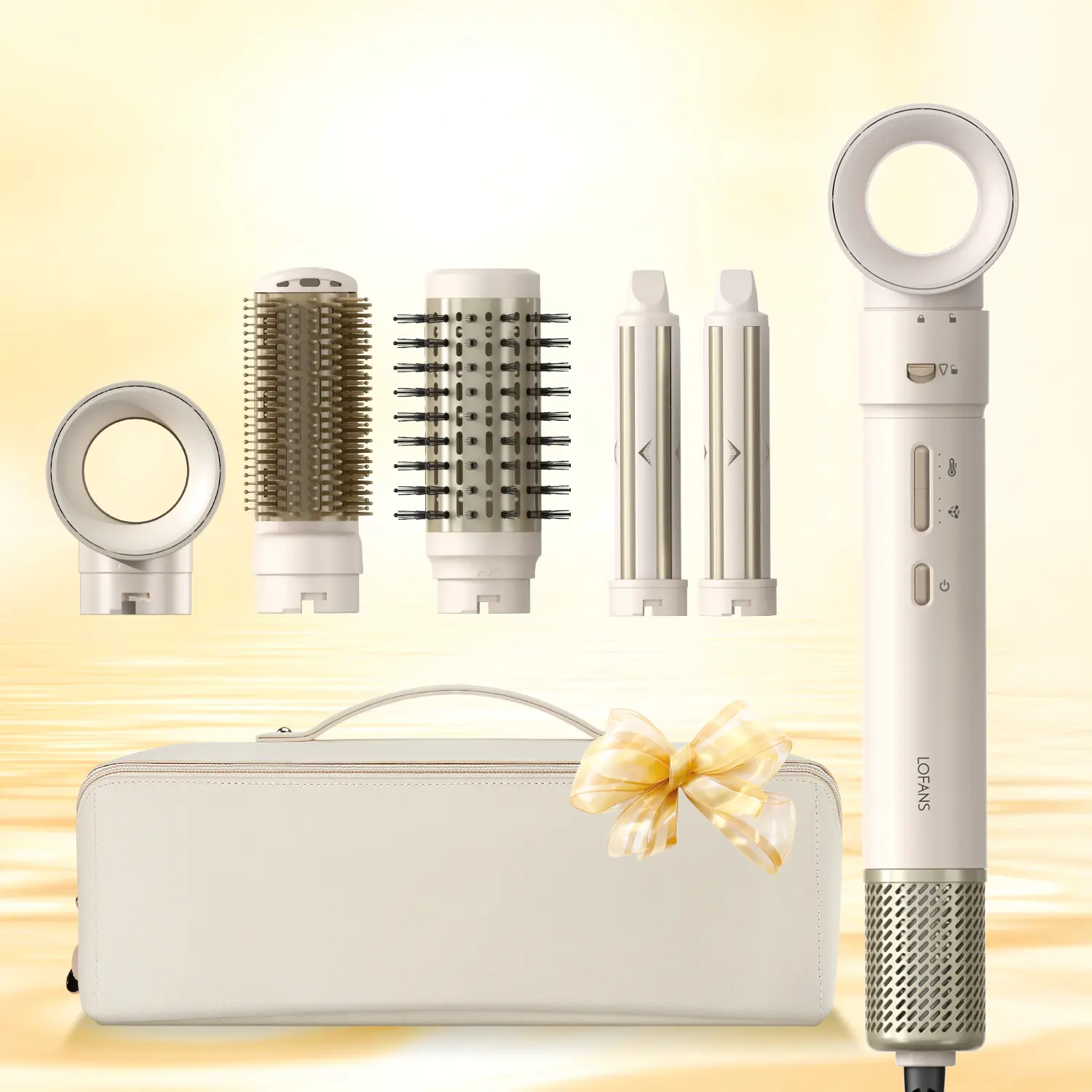 LOFANS High-Speed Styler | 5-in-1 Beats Heat Damage & Saves Time! | Airflow Tech Dries & Styles in 3 Sec | 12 Speed/Heat Modes