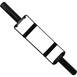 Olympic Tricep Bar Home Gym Weightlifting for Strength Training with Rubber Grips，for Deadlifts, Squats, Shrugs