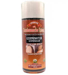 Plantimex Cacahuananche Germinator Shampoo, 16oz (500ml) - Alcohol-Free Moisturizer Nourishing Liquid Cleanser with Rosemary, Adult Haircare for Hair Growth & Loss Support
