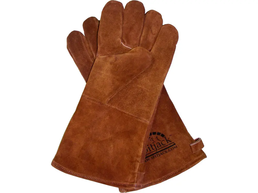SpitJack Fireplace & BBQ Gloves (Brown)