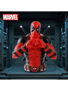 Marvel officially licensed Deadpool deposit box PVC material home office desk party decorations for friends birthday gift