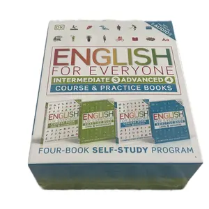 DK English for Everyone Level 3 and 4 Advanced - 4 Book Box Set for English Grammar, Vocabulary, and Communication Skills