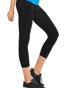 LADIES NYLON FUN COLORS CAPRI LEGGINGS Soft Stretch Ribbed Waistband 90% Nylon 10% Spandex Free Size Versatile Must Have