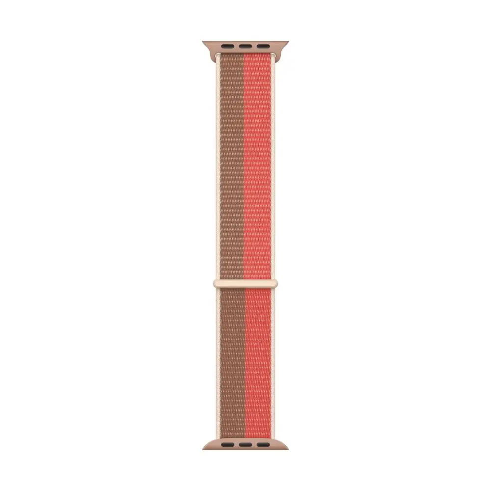 Apple Watch 41mm Pink Pomelo/Tan Sport Loop
