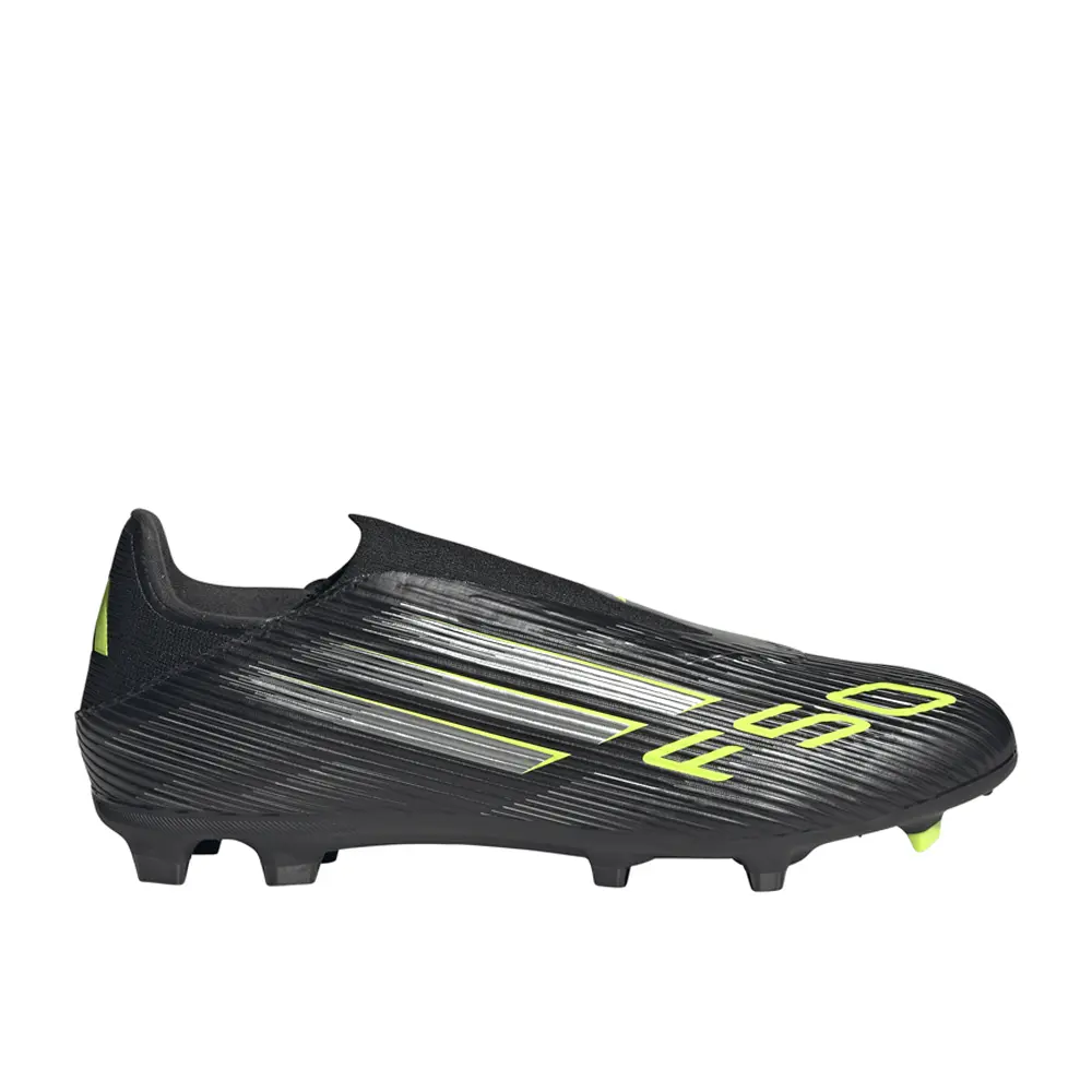 adidas Mens F50 League Laceless FirmMulti-Ground Football Sneakers Shoes - Black