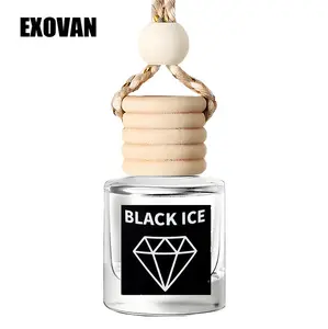 Car Air Fresheners Hanging Scent Oil Diffuser,EXOVAN 8ML Nature Frangrance Friut Juciy Perfume Last Long Time With Three Scents For Car & Live Gifts